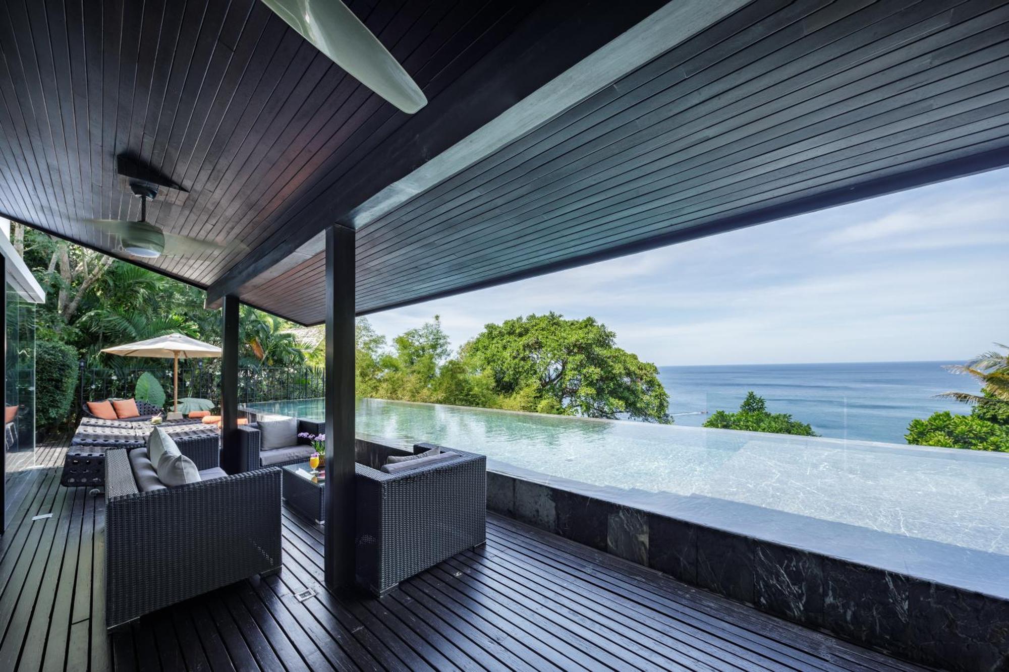 Villa Yang, Private Oceanfront Villa, Kamala Beach Extérieur photo